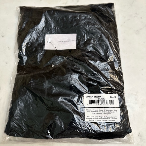 BOGO SALE French Connection Aurore Velvet One Shoulder Sleeveless Top, Size Med - Picture 4 of 4